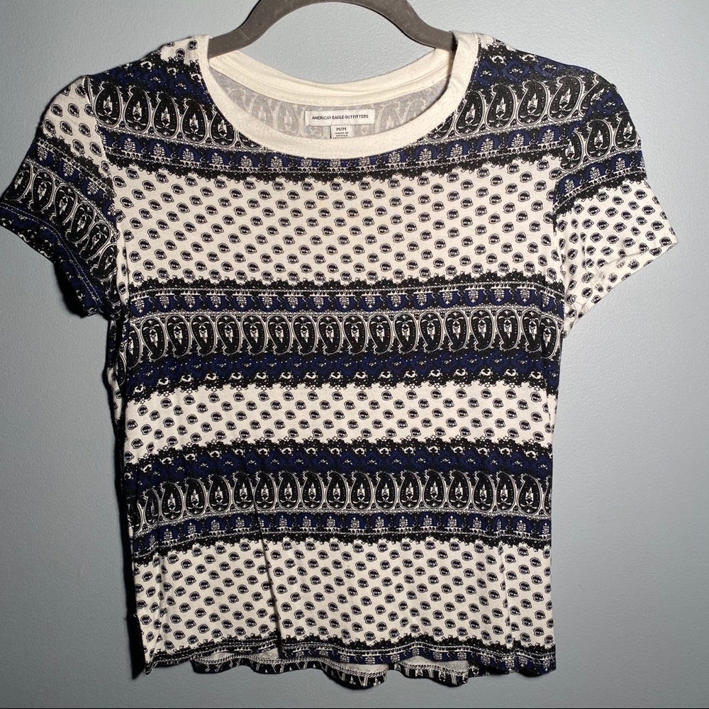 American eagle paisley top